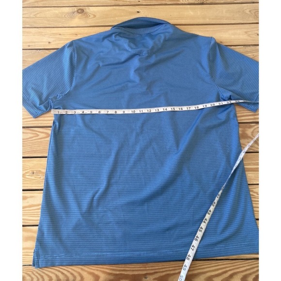 Greg Norman Polo Golf Shirt Size Large Men’s Blue Short Sleeve - Picture 7 of 7